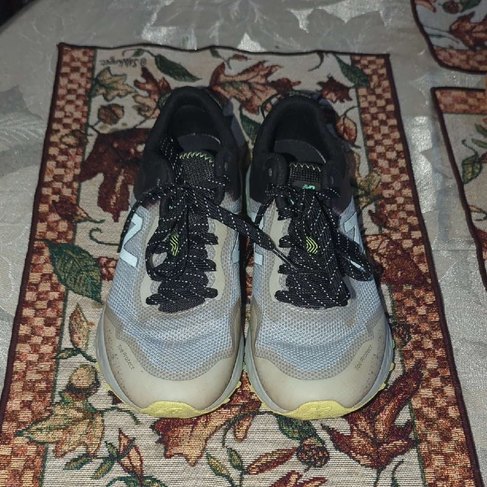 New Balance Black and Green Fresh Foam Sneakers